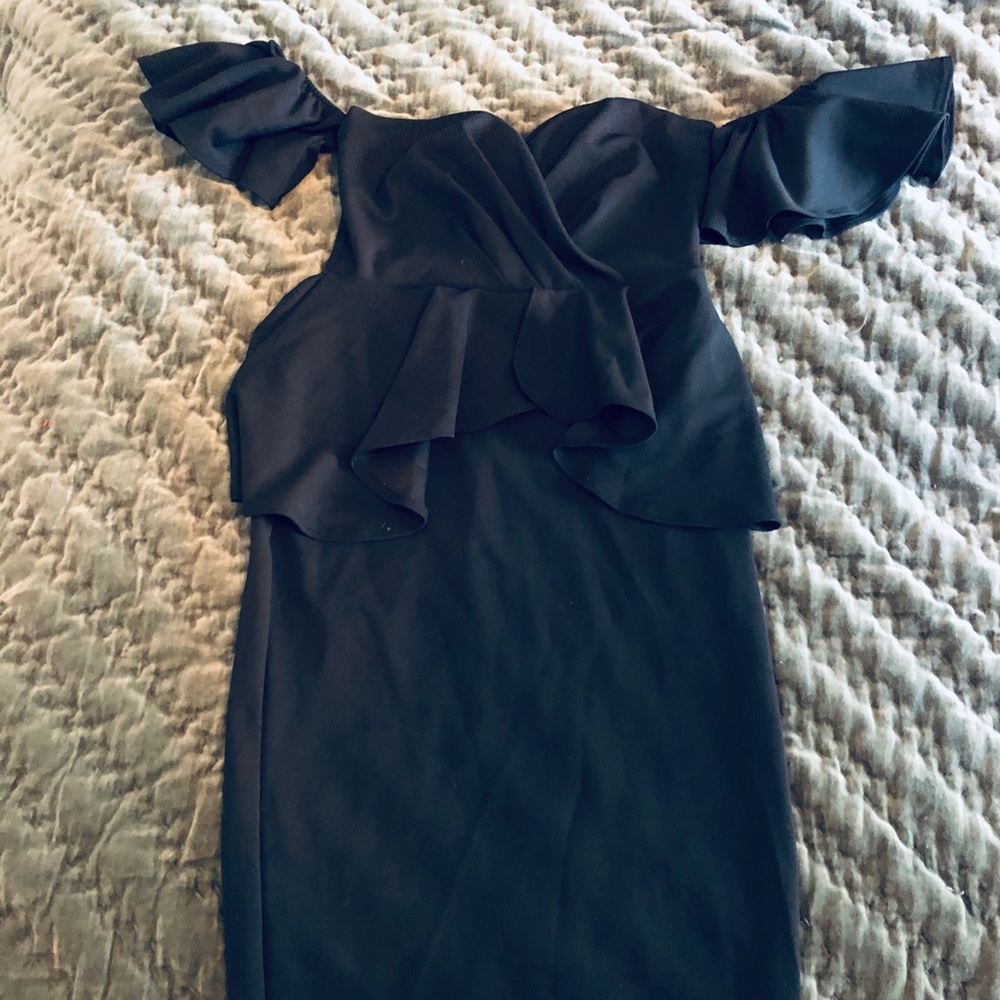 Black cocktail dress